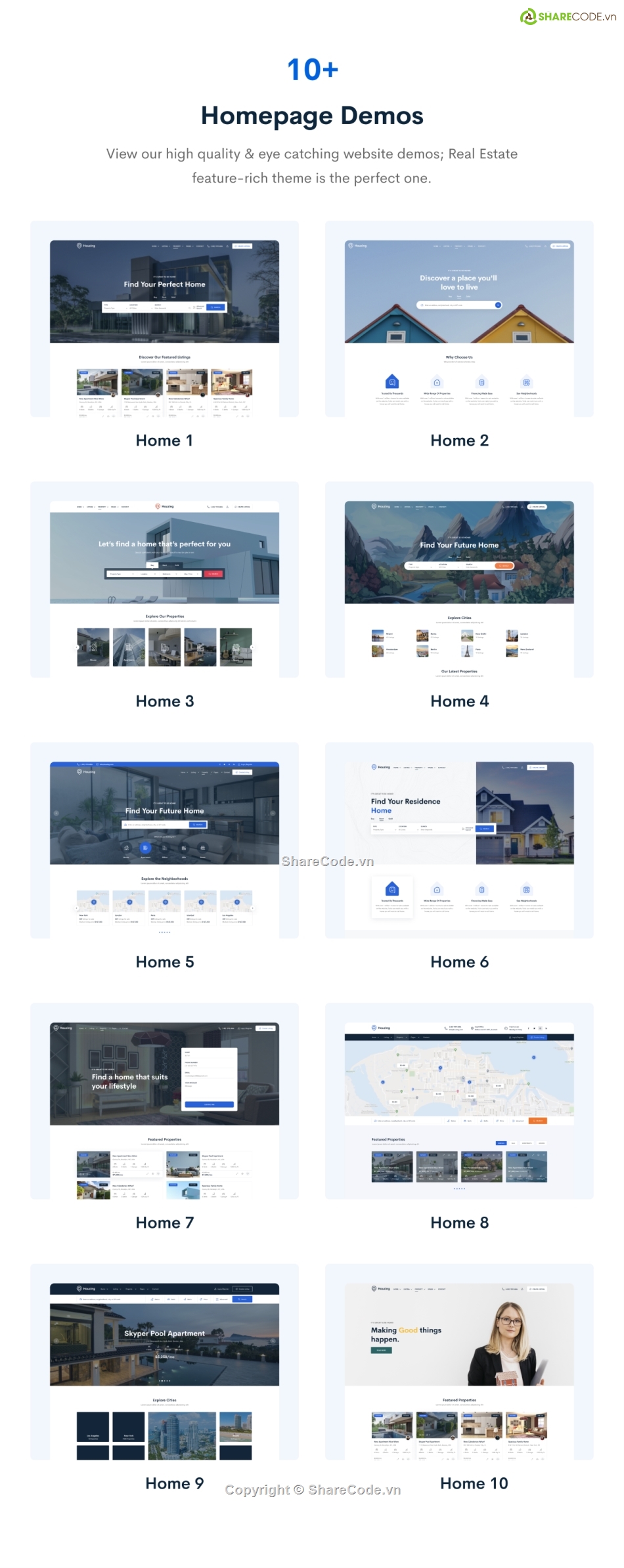 theme wordpress,Real Estate,html template,With Houzing